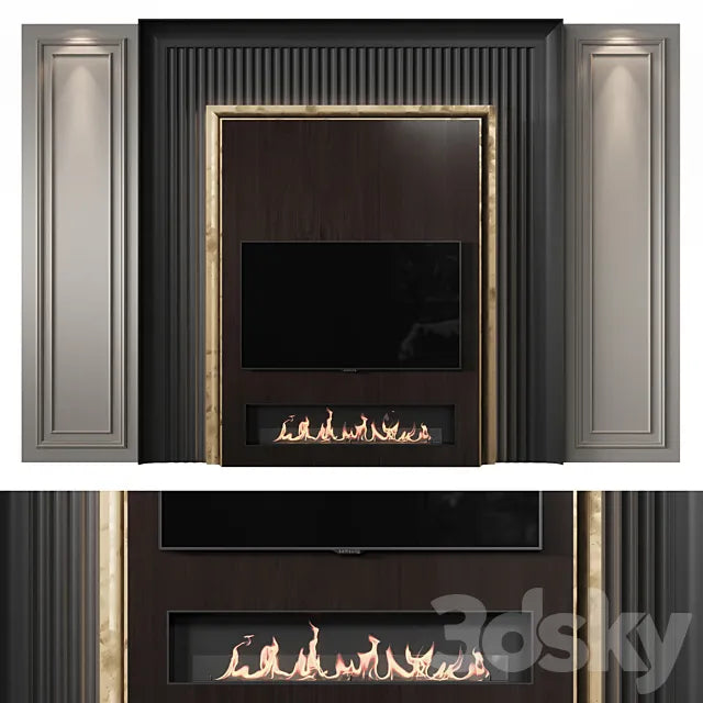 TV Wall 49 3ds Max