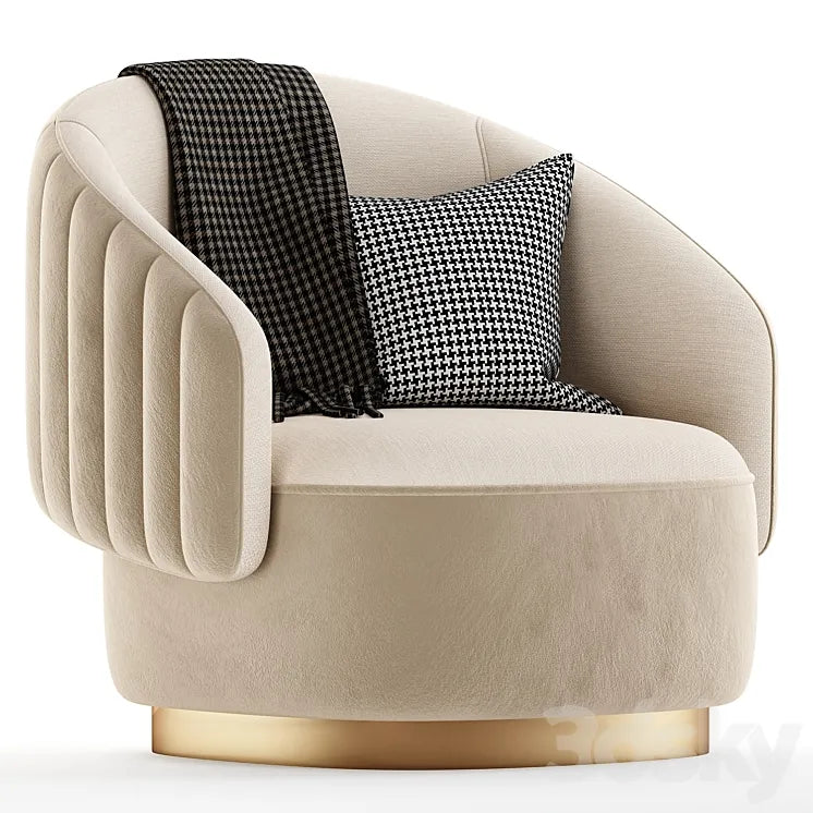 TWIBE Swivel armchair by i4 Mariani 3DSMAX Model