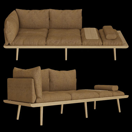 UMAGE - Lounge sofa Around 3 seater 3ds Max