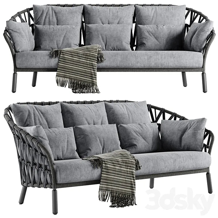 Varaschin Emma Cross sofa 3DSMAX Model