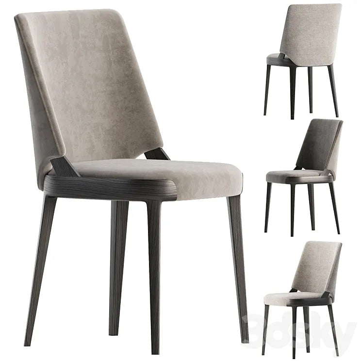 VELIS Dining CHair set 02 3DSMAX Model