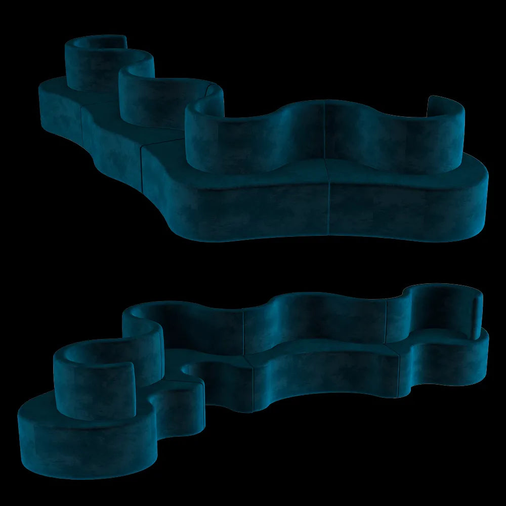 Verpan - Sofa Cloverleaf 3ds Max