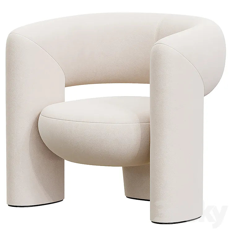 Via del corso lounge chair 3DSMAX Model