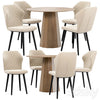 Villa dining chair and Tarf table 3DSMAX Model