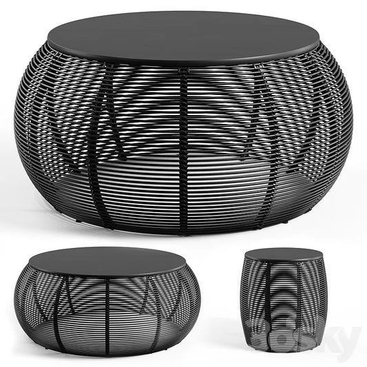 Vincent Sheppard - Ivo side table - black 3DSMAX Model