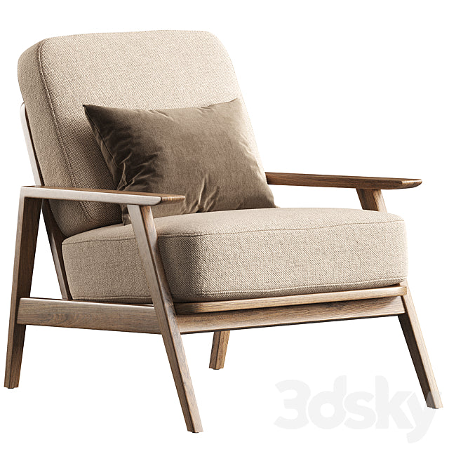 Vintage chair Linna 3ds Max
