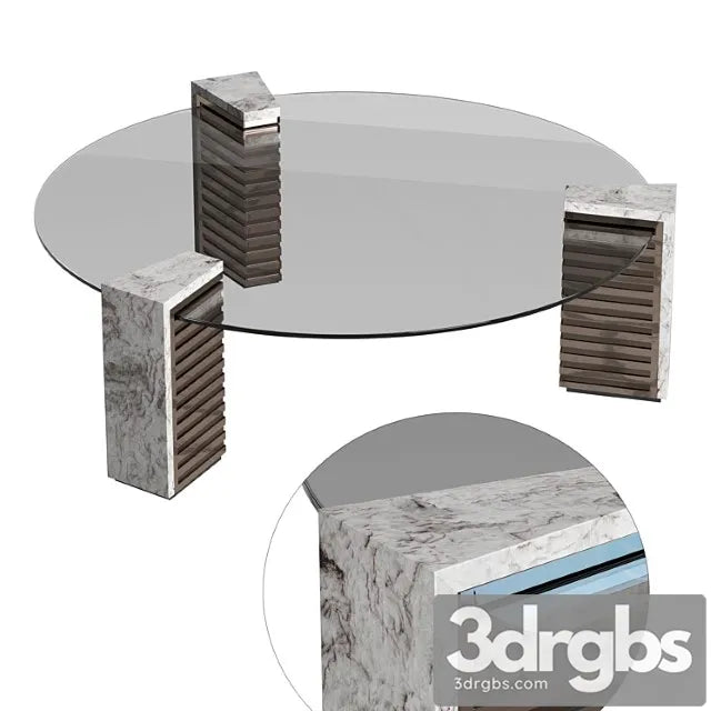 Visionnaire admeto low table 2 3D Model Free