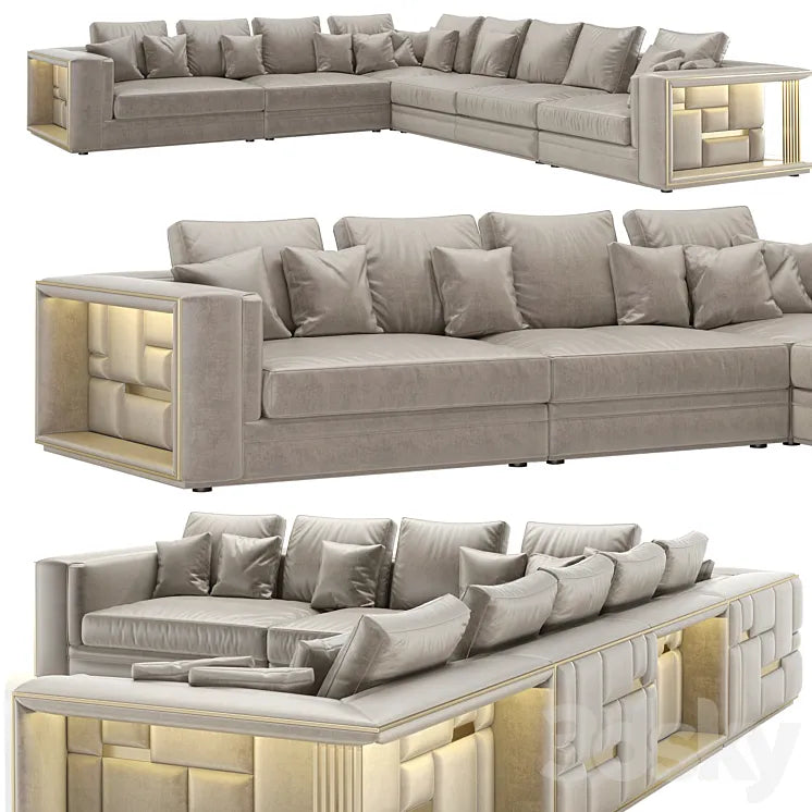 Visionnaire Babylon Rack sofa 3DSMAX Model