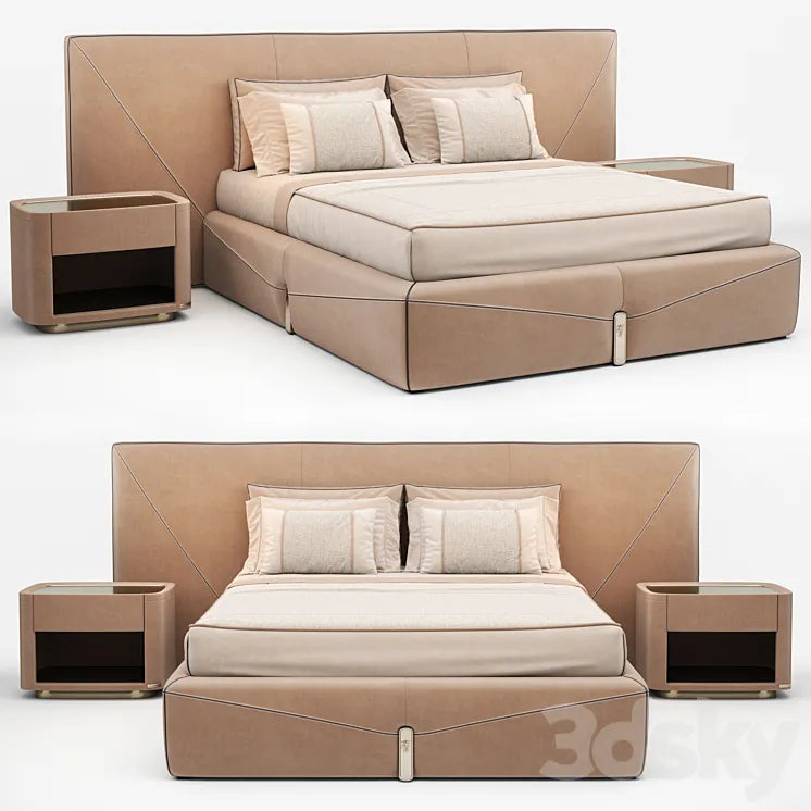 Visionnaire Bastian Bed 3DSMAX Model