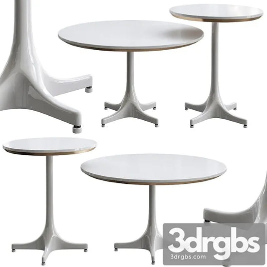 Vitra nelson tables 2 3D Model Free