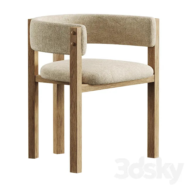 Vittoria Dining Arm Chair 3ds Max