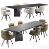 Vivienne Chair & Nico Table by Minotti 3dsMax Model