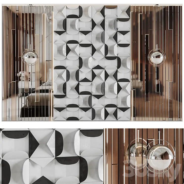 wall panel 3DSMAX Model