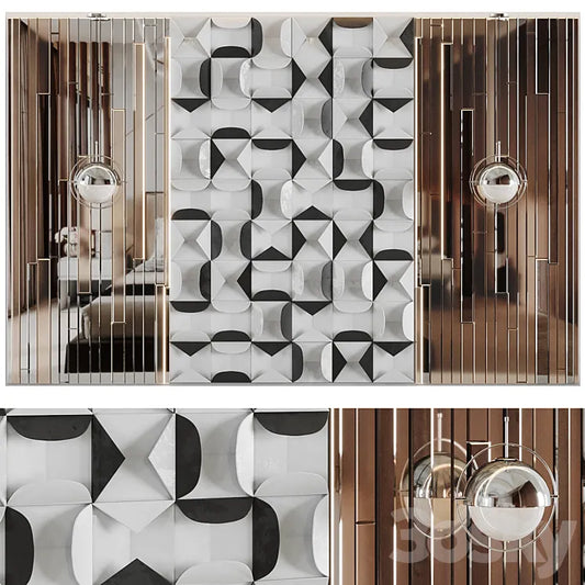 wall panel 3DSMAX Model