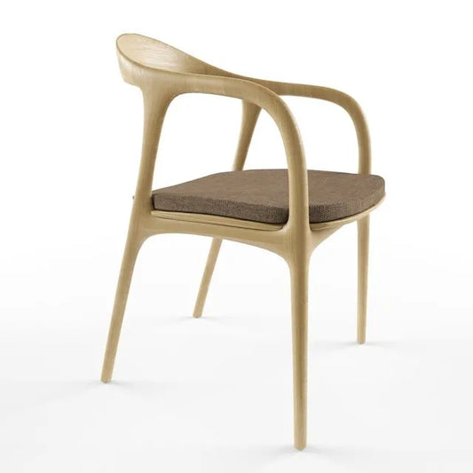 Walnoot Eetkamerstoel Muret Boucle Zitting 3dsMax Model