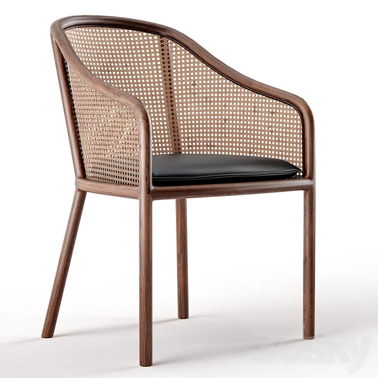 WARD BENNETT CANE LANDMARK LOUNGE CHAIR 3DSMAX Model