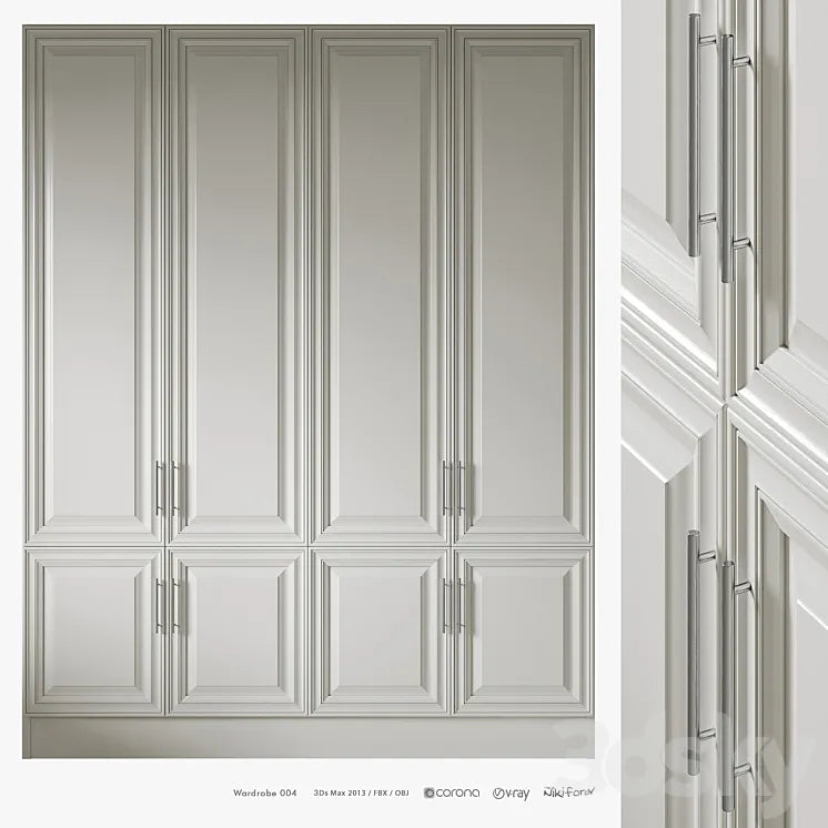 Wardrobe 004 3DSMAX Model