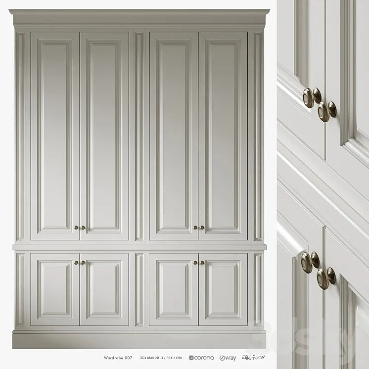 Wardrobe 007 3DSMAX Model