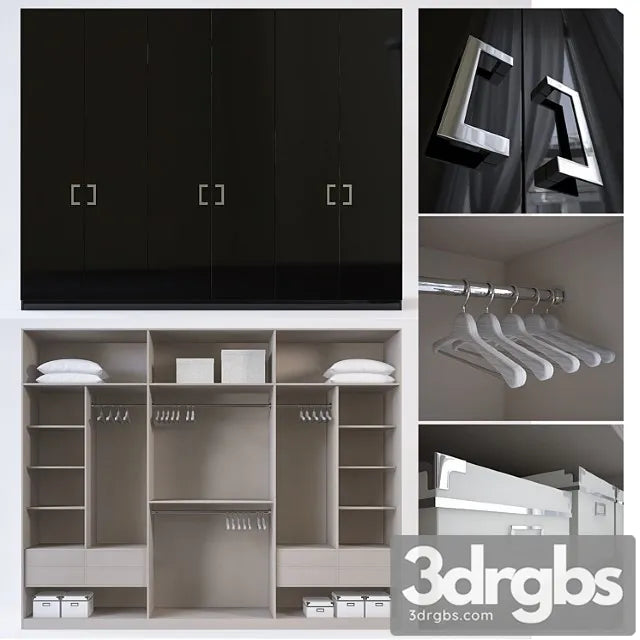 Wardrobe 2 3D Model Free