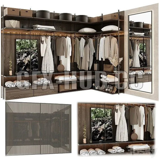 Wardrobe 20 3dsMax Model