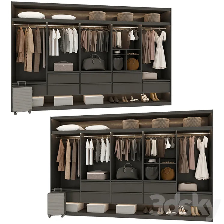 Wardrobe 3 3DSMAX Model