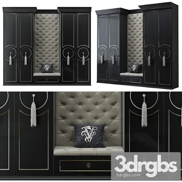 Wardrobe classic visionnaire 3D Model Free