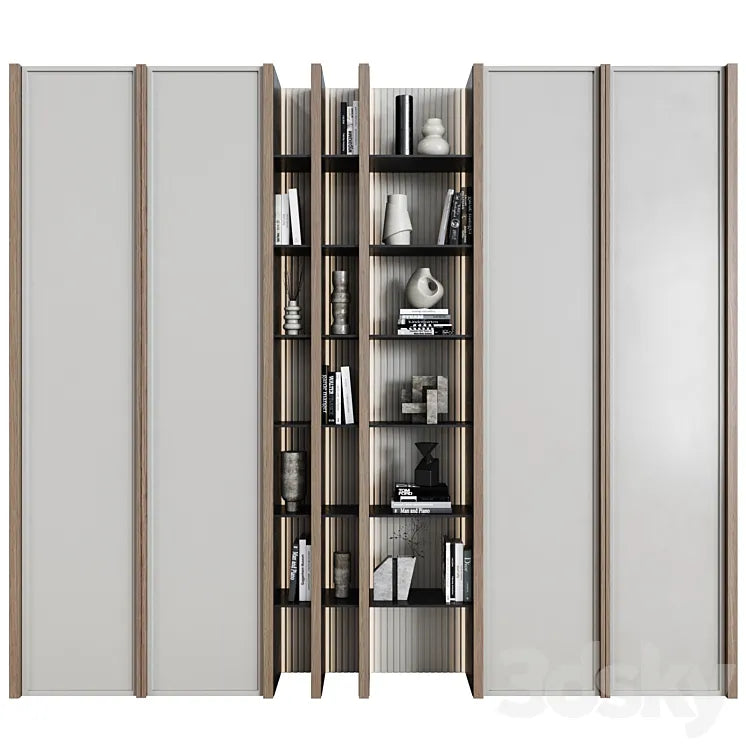 Wardrobe in modern style 43 3DSMAX Model