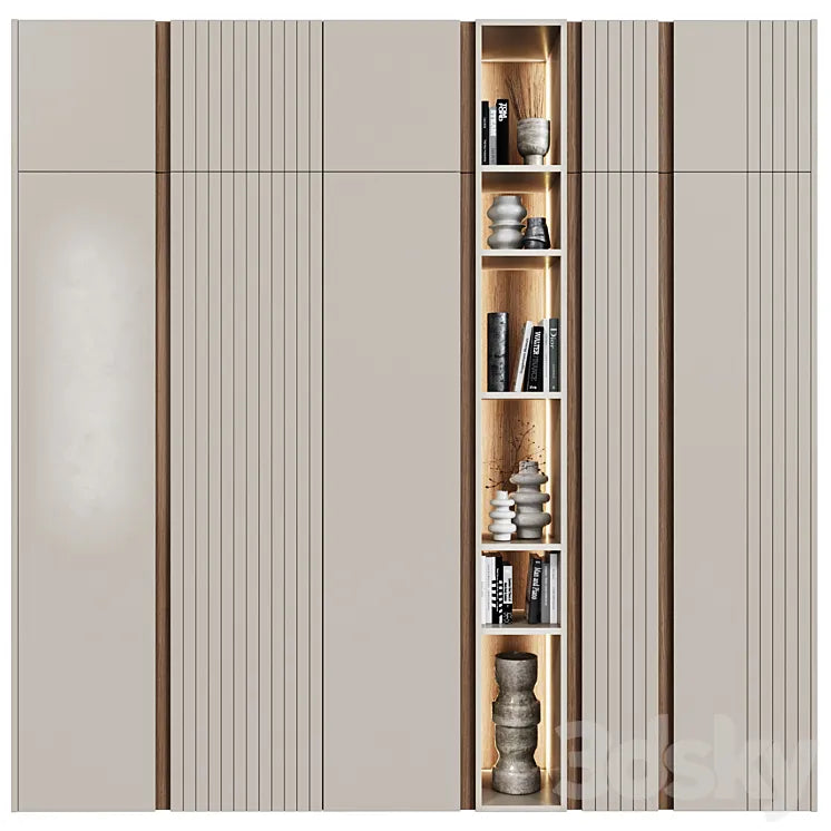 Wardrobe in modern style 47 3DSMAX Model