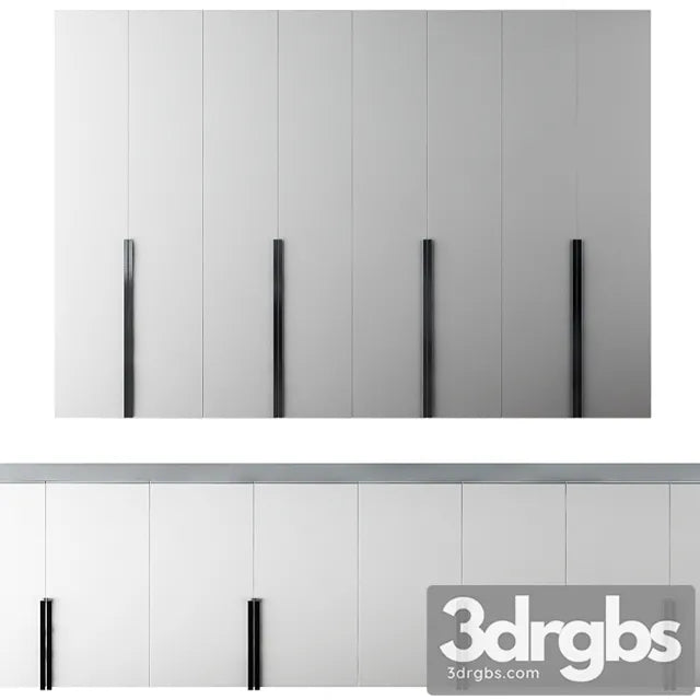 Wardrobe liscia 3D Model Free
