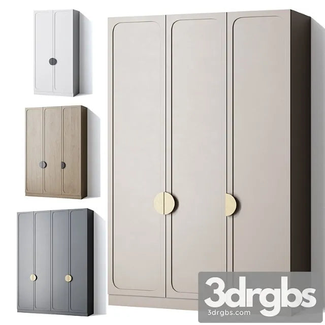 Wardrobe Modern 04 3D Model Free