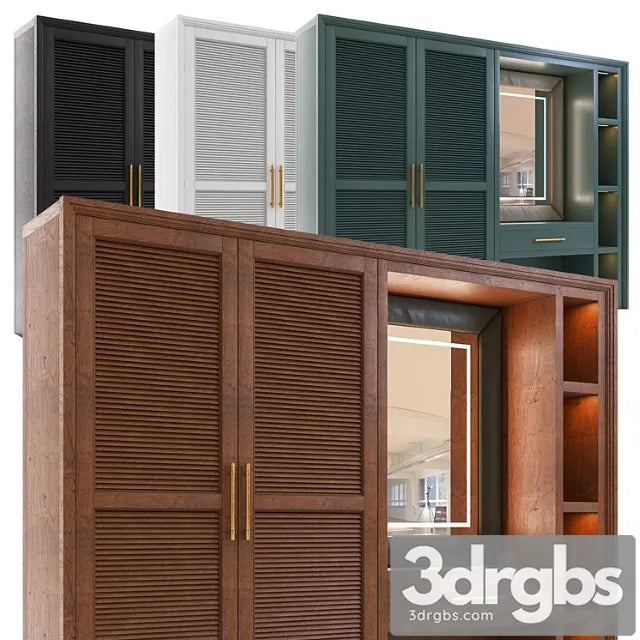 Wardrobe Set 01 S Mgdm F 3D Model Free