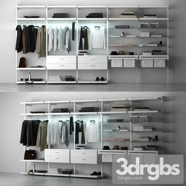 Wardrobe Seville 02 3D Model Free
