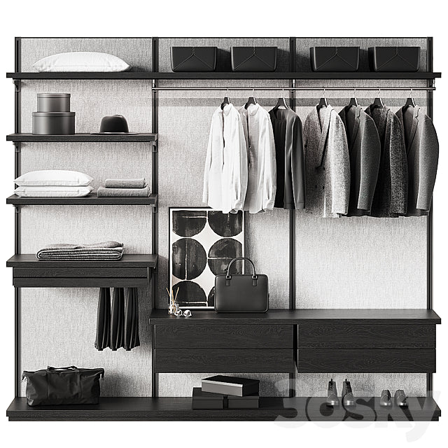Wardrobe system Rimadesio Dress Bold 3ds Max
