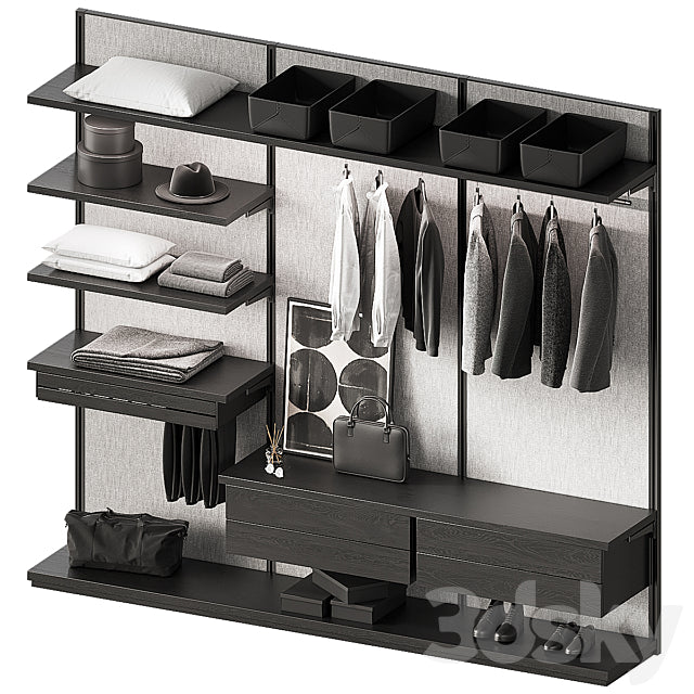 Wardrobe system Rimadesio Dress Bold 3ds Max