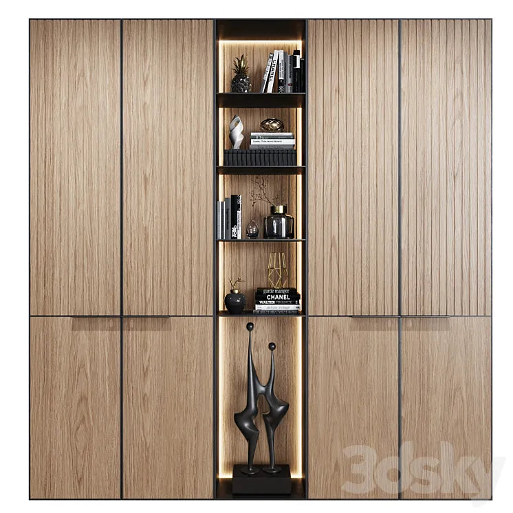 Wardrobes in modern style 40 3DSMAX Model