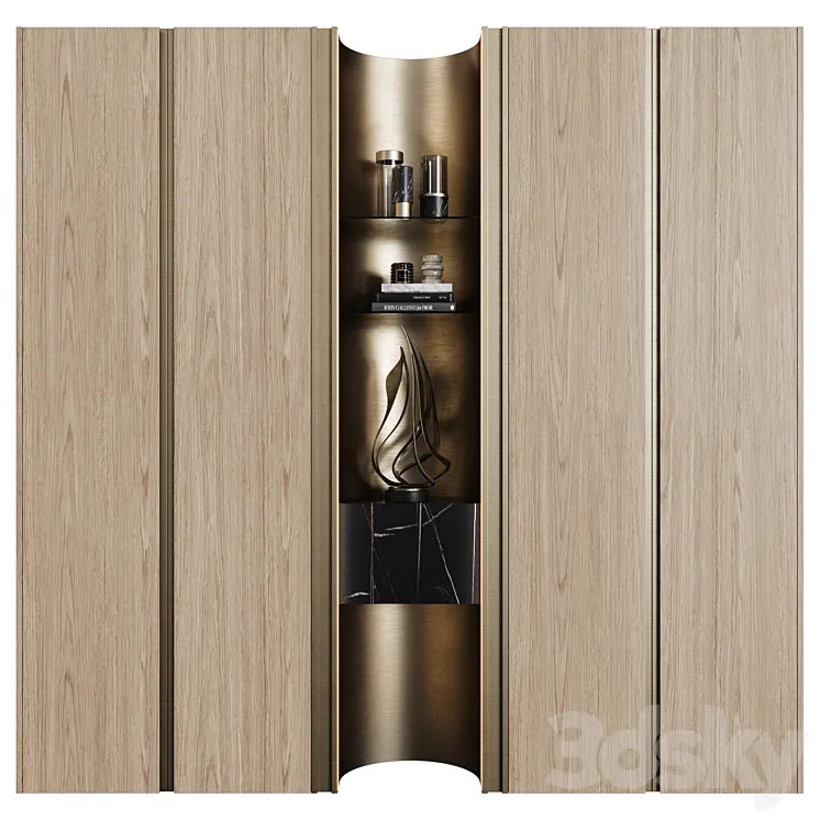 Wardrobes in modern style 46 3DSMAX Model