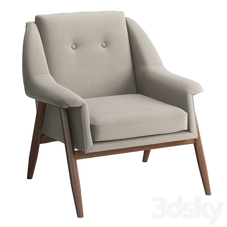 Wayfair Wide Lounge Chair 3DSMAX Model