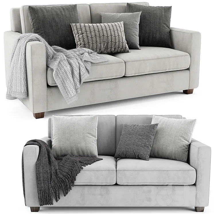 West Elm Henry 2 Seater 3DSMAX Model