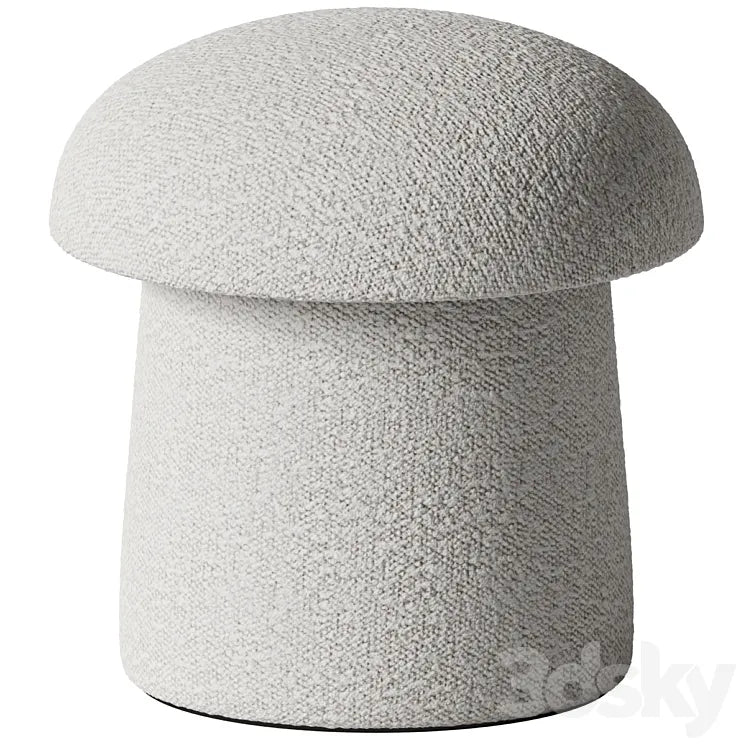 West Elm - Sarah Sherman Mushroom Pouf 3DSMAX Model