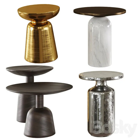 West elm side tables 3DSMAX Model