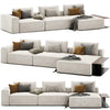westside modular sofa with side table by poliform 3DSMAX Model