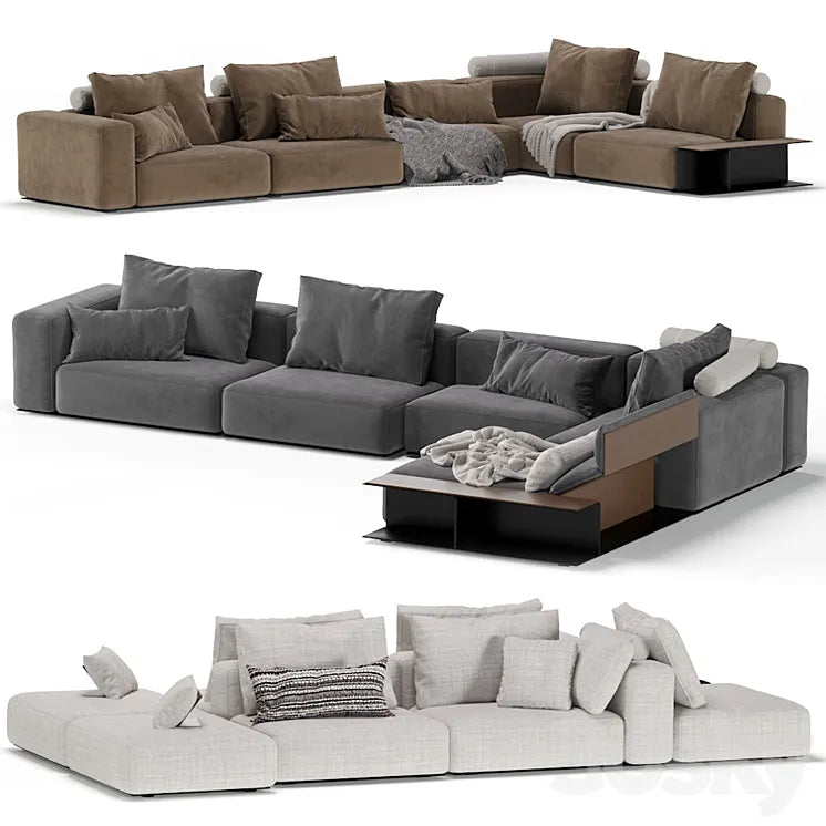 Westside Sofa Poliform 3 Version 3DSMAX Model