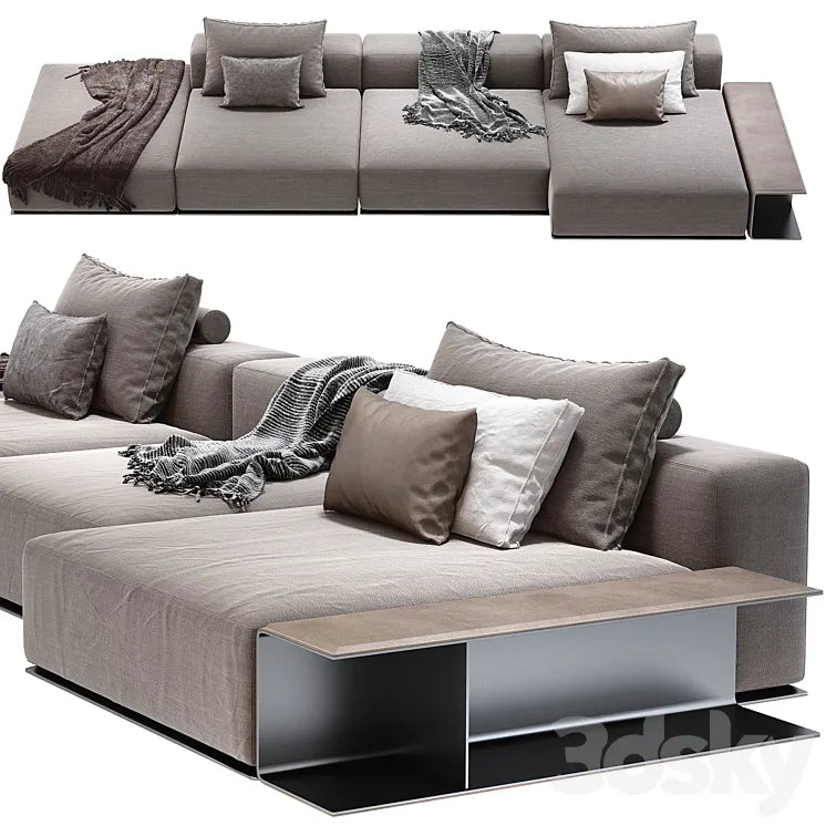 Westside Sofa_Poliform 3DSMAX Model