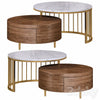 Whitewalnut round nesting coffee table by homary 3DSMAX Model