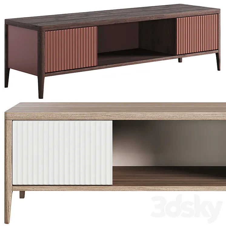 Wide TV Stand by Woodright 3DSMAX Model