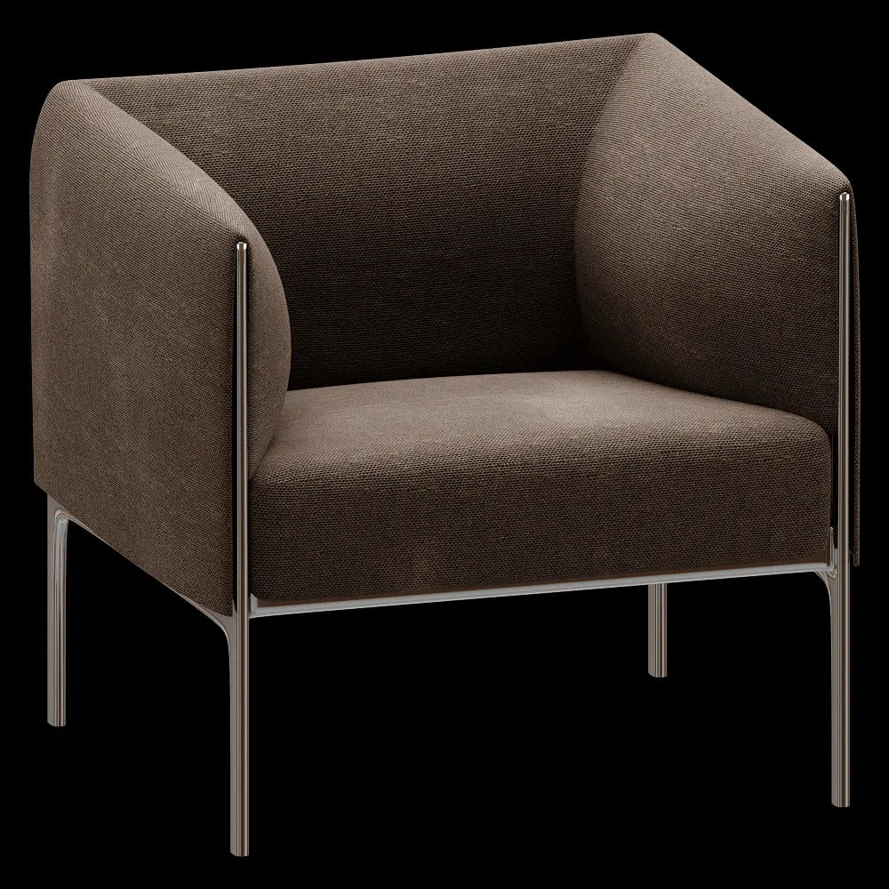 Wilkhahn - Armchair Asienta upholstered with backrests 3ds Max