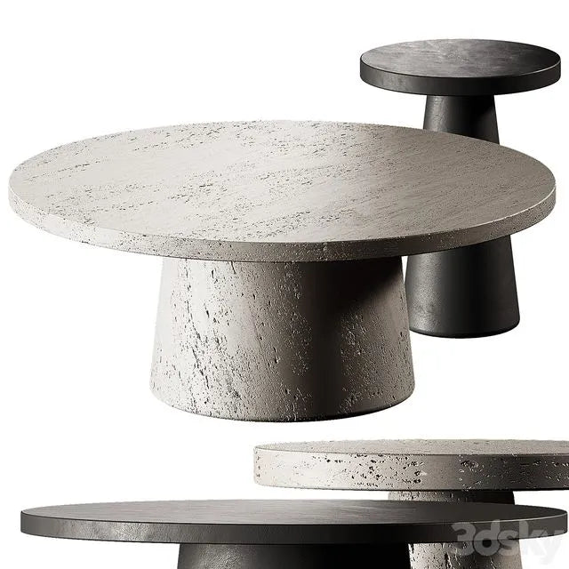 Willy Resin Coffee Table Crate Barrel 3dsMax Model