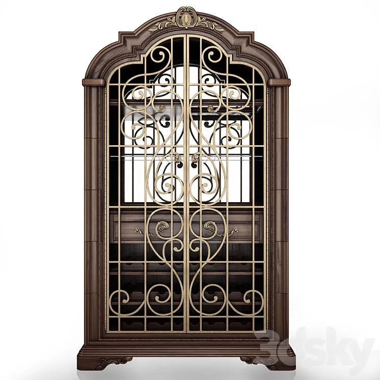 Wine cabinet Colette Wine Cabinet 3DSMAX Model
