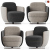 Wittmann Miles Lounge Armchair 3dsMax Model