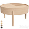Wood Arc Coffee Table 3DSMAX Model